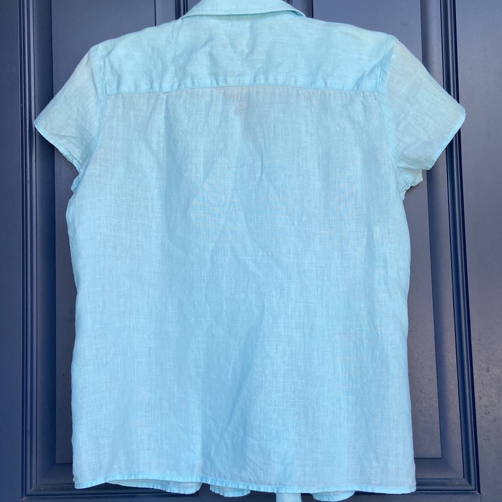Vintage Talbots linen blouse. From smoke and animal free home. - Picture 5 of 6
